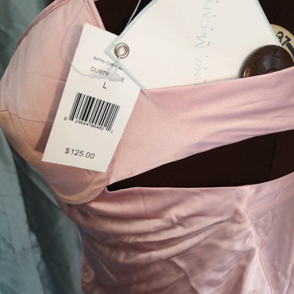 Dusty rose silk camisole size M - Picture 3 of 3